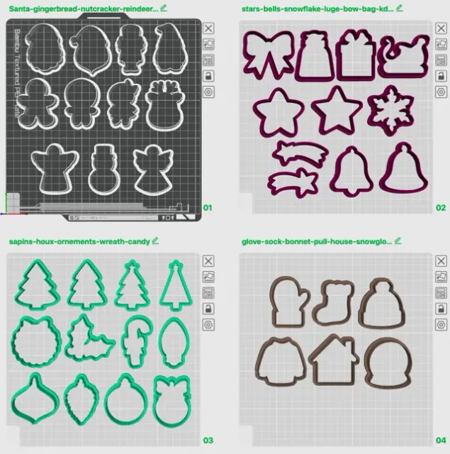 Christmas cookie cutters (big set of 40x6cm) — Фото 14 из 16