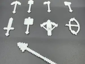 Minecraft weapons and tools V2 (brick compatible)