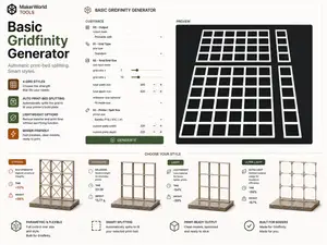 Basic gridfinity generator