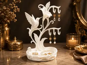 Hummingbird Jewelry Tray & Earring Holder