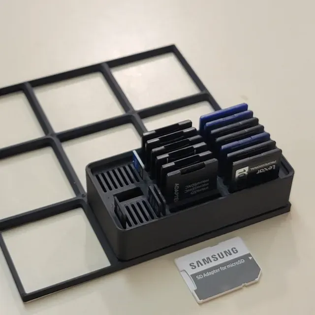 Gridfinity SD / MicroSD Card Holder 1x2 — Фото 3 из 3