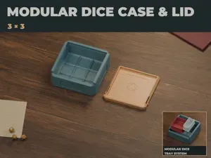 Modular Dice Case & Lid - Small