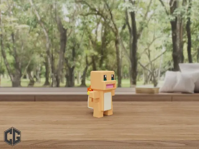 Charmander Pokemon Voxel Multipart — Фото 6 из 7