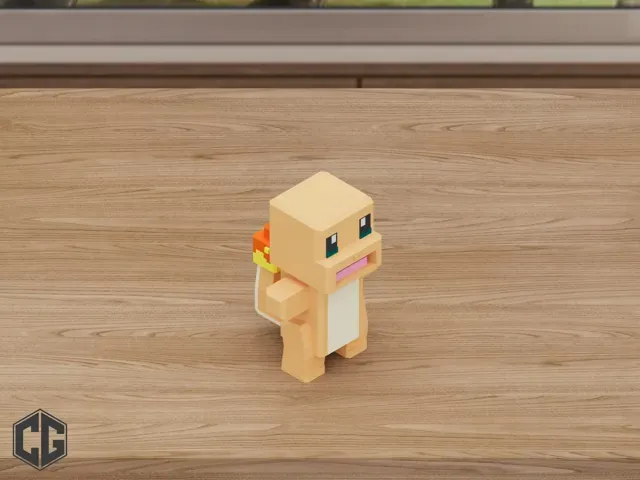 Charmander Pokemon Voxel Multipart — Фото 7 из 7