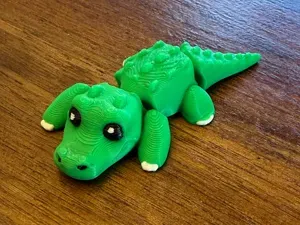 Mini Flexi Alligator - Print in Place Gator