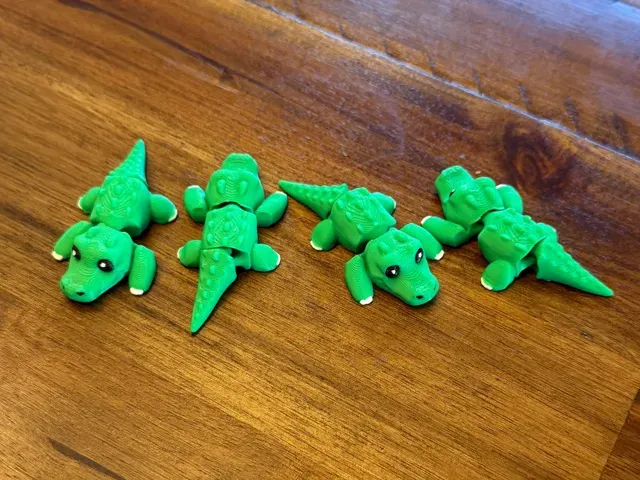 Mini Flexi Alligator - Print in Place Gator — Фото 2 из 3