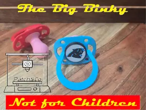 Carolina Panthers Big Binky Pacifier