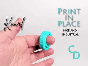 KNURL Fidget Ring - Print-in-Place Stress Relief