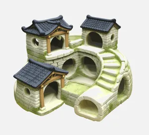 山寨风 鱼虾 躲避屋