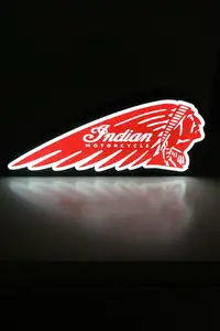 Logo Indian Motorcycles light box