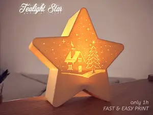 Star Tealight - Christmas Tree
