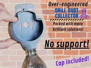 Drill Dust Collector V2 - Over-Engineered Edition