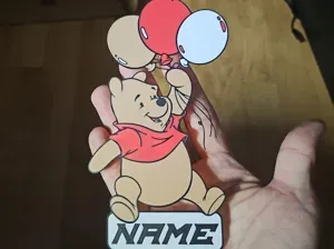 Winnie the pooh globos nombre personalizado