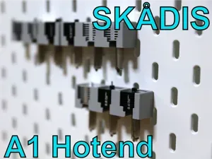 Skadis 3x A1 and A1mini Hotend Holder