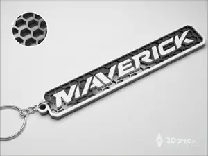 Can-Am Maverick logo keychain