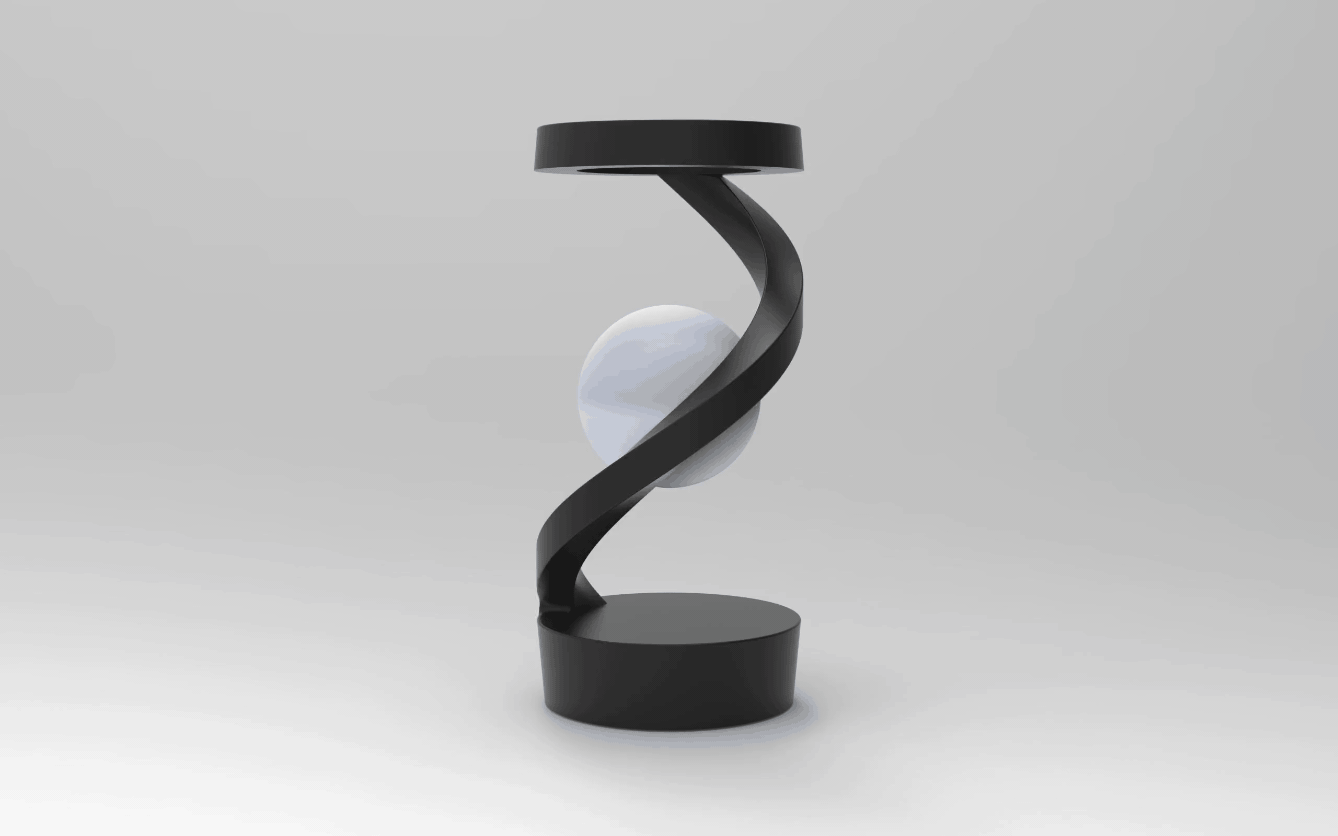 Optical illusion desk spinner