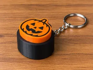Jack-o-Lantern Clicker Keychain Toy