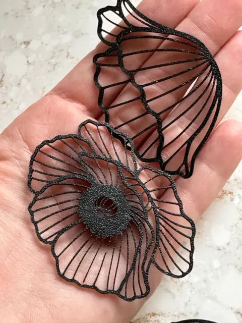 Poppy Filagree Earrings — Image 4 of 5