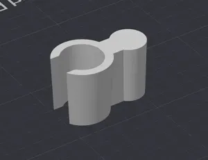 Shower Head Holder Adaptor (19mm female->24mm male)