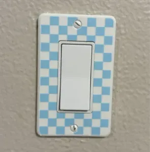 Checkered Light Switch Cover