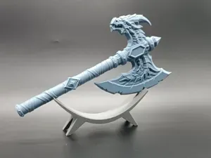Dragon Slayer One-Handed Dragon Axe - Cosplay