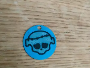 Monster High logo keychain