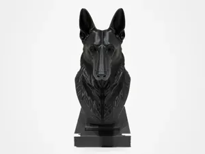 German Shepherd bust