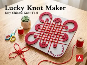 Lucky Knot Maker | Easy Chinese Knot Tool