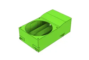 Chamber Fan Duct for P1P/P1S (no support)