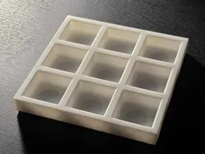 3x3 magnetic parts tray