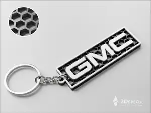 GMC logo keychain