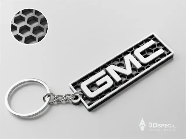 GMC logo keychain