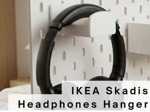 Headphones Hanger for IKEA Skadis