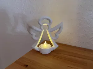 Himmlischer Engel – LED-Teelichthalter