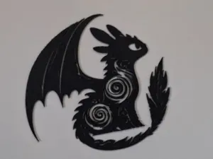 Night Fury Spirit – Tribal Dragon Silhouette