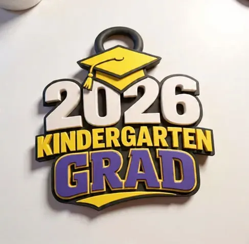 2026 Kindergarten Grad Hype Chain Pendant — Image 3 of 3