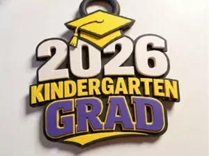 2026 Kindergarten Grad Hype Chain Pendant