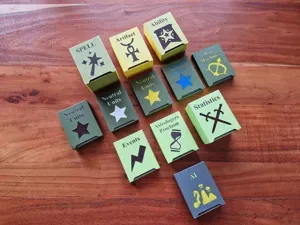 Card boxes for Heroes 3 Board Game Insert