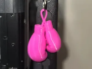 boxing glove keychain
