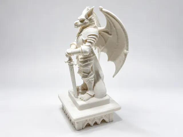 Armored gargoyle knight — Image 2 of 4