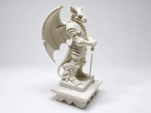 Armored gargoyle knight — Image 3 of 4