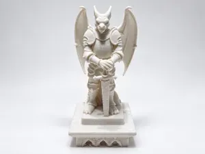 Armored gargoyle knight
