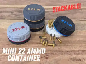 Mini 22 ammo container