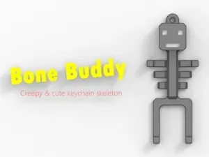 Bone Buddy – Mini-Skelett Schlüsselanhänger