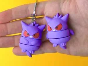 EGGO Gengar - flexi articulated keychain & toy