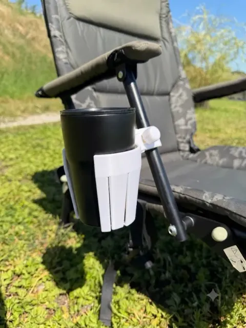 Universal Clamp-On Camping Chair Cup Holder — Фото 2 из 6