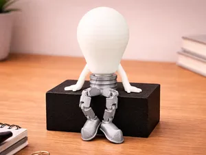 Articulated Light Bulb Buddy Gift Electrician