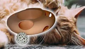 Cat Track Ball Toy Game 3D Printed Marble Run