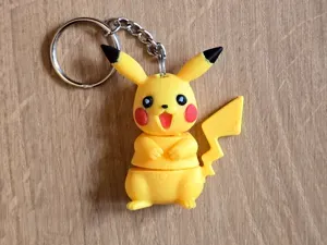Pikachu v2 flexi keychain