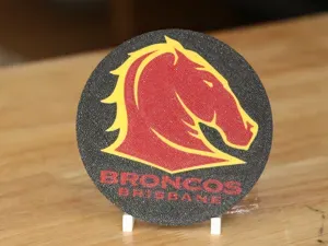 Brisbane Broncos NRL Rugby Team Round Coaster